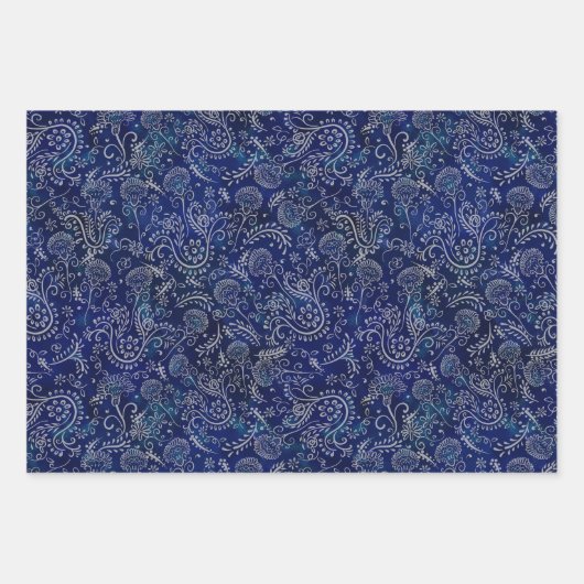 Boho Batik Botanicals Mooi Inpakpapier Vel (Voorkant 3)