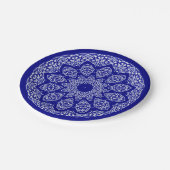 Boho Bazaar, Mix & Match Cobalt Pattern Papieren Bordje (Gekanteld)
