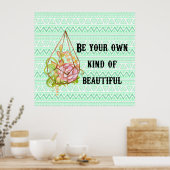 Boho be Beauful Poster (Keuken)