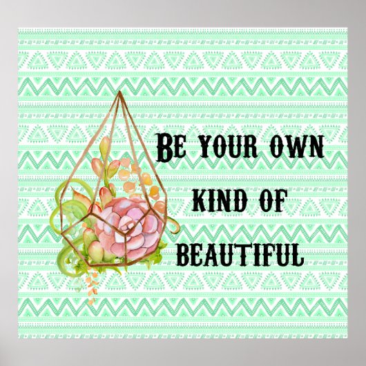 Boho be Beauful Poster (Voorkant)