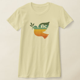 Boho Be Peace Retro Holiday Dames T-shirt