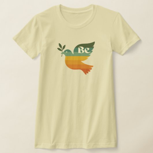 Boho Be Peace Retro Holiday Dames T-shirt (Laagn)