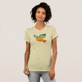 Boho Be Peace Retro Holiday Dames T-shirt (Voorkant volledig)