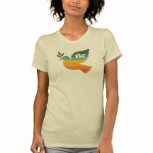 Boho Be Peace Retro Holiday Dames T-shirt