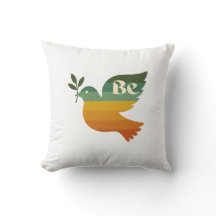 Boho Be Peace Retro Kussen voor de Feestdagen