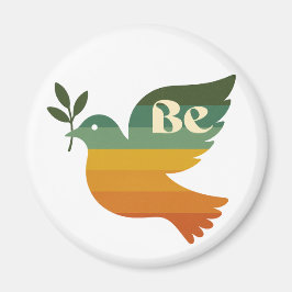 Boho Be Peace Retro Vakantie Magneet