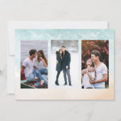 Boho Beach Arbor Trouwfoto 3 Save The Date (Achterkant)