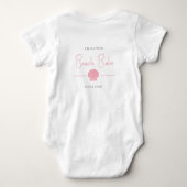 Boho Beach Babe Baby Romper Kust Zeeschelpjes (Achterkant)