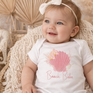Boho Beach Babe Baby Romper Kust Zeeschelpjes