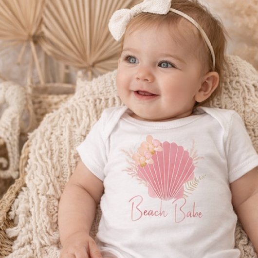 Boho Beach Babe Baby Romper Kust Zeeschelpjes