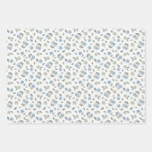 Boho Beach Cherries - sage blue fruit pattern. Inpakpapier Vel (Voorkant 3)