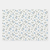 Boho Beach Cherries - sage blue fruit pattern. Inpakpapier Vel (Voorkant)