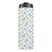 Boho Beach Cherries - sage blue fruit pattern. Thermosbeker (Voorkant)