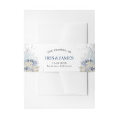 Boho Beach Destination Hampton Wedding Uitnodigingen Wikkel (Voorkant Voorbeeld)