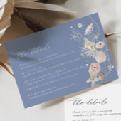 Boho Beach Elegante bruiloft Details Behuizing Kaa Informatiekaartje