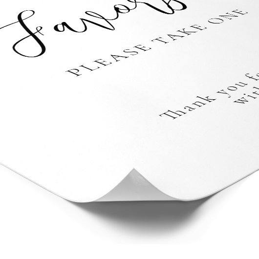 Boho Beach Favors Poster (Hoek)