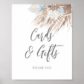 Boho Beach Kaarten en geschenken Poster (Voorkant)