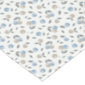 Boho Beach Kersen - beige blauw fruit patroon. Tafelkleed (Gekanteld)