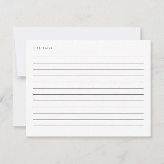 Boho Beach Koraalrif Receptkaart Notitiekaartje (Achterkant)