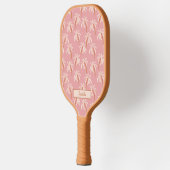 Boho Beach Palm Custom Naam Pickleball Paddle (Links)