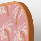 Boho Beach Palm Custom Naam Pickleball Paddle (Links Detail)