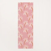 Boho Beach Palm Yoga Mat Tropische Kust Pilates (Achterkant)