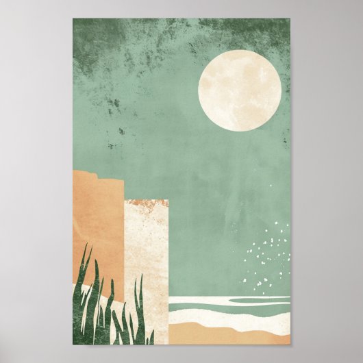 Boho Beach Poster (Voorkant)