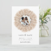 Boho Beach Save the Date (Staand voorkant)