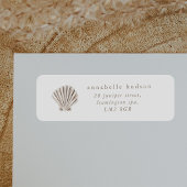 Boho Beach Shell Baby shower Etiket