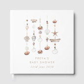 Boho Beach Shell Baby shower Gastenboek (Voorkant)