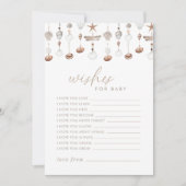 Boho Beach Shell wil Baby-Kaart Kaart (Voorkant)