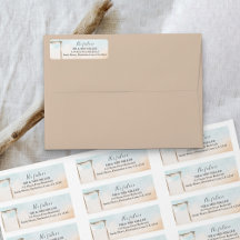 Boho Beach the future Mr and Mrs Return Address