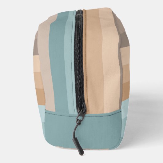 Boho Beach Vibes gestreept monogram Toilettasje (Rechts)