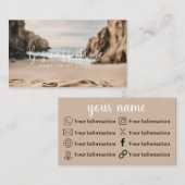 Boho Beach voor Cristal Visitekaartje (Voorkant / Achterkant)