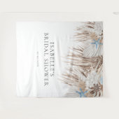 Boho Beach Vrijgezellenfeest Achtergrond Wandkleed (Voorkant (horizontaal))