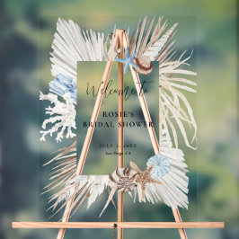 Boho Beach Vrijgezellenfeest Acryl Bord