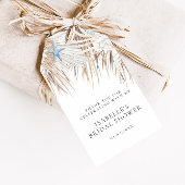 Boho Beach Vrijgezellenfeest Cadeaulabel