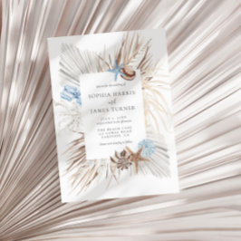 Boho Beach Wedding Kaart