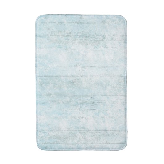 Boho Beach Wood Coastal Blue Modern Badmat (Voorkant Verticaal)