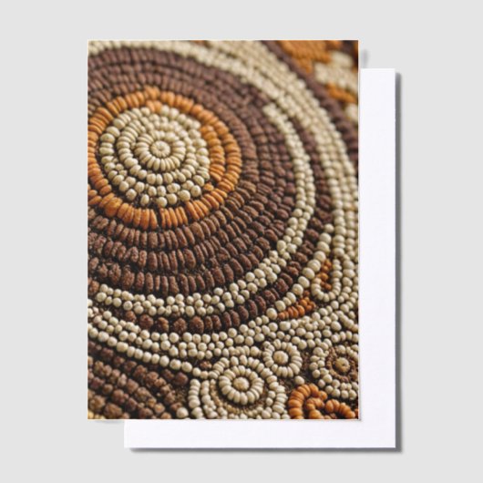 Boho Beads Vellum Uitnodigingen (Offset)