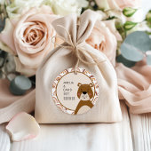 Boho Bear Rainbow Neutral Baby Shower  Bedankjes Labels