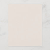 Boho Bearly Wait Teddy Bear Baby shower Invitation (Achterkant)