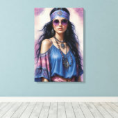 Boho Beauty Canvas Afdruk (Insitu (Houten vloer))