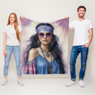 Boho Beauty Fleece Deken