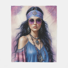 Boho Beauty Fleece Deken