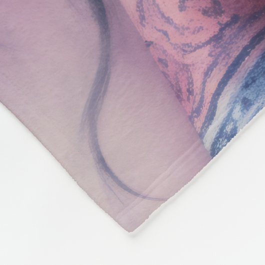 Boho Beauty Fleece Deken (Hoek)