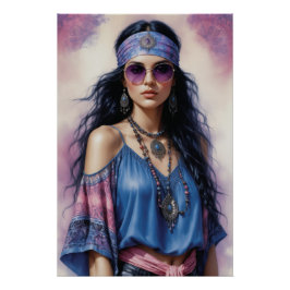 Boho Beauty Perfect Poster