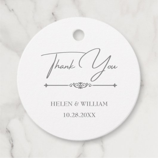 Boho bedankings gunst label (Voorkant)