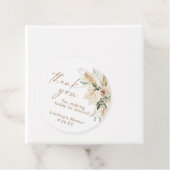 Boho bedankingslabel | Pampasgras bedankingslabels Bedankjes Labels (In situ)