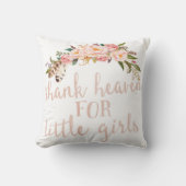 Boho bedankt de hemel voor de kleine meisjes Neurs Kussen (Voorkant)